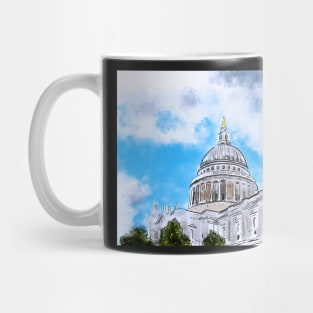 St Pauls London - Watercolour Mug